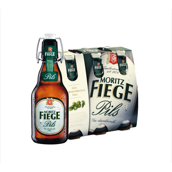 Bild von Fiege Pils Bügelverschlussflasche  6 x 0,33L
