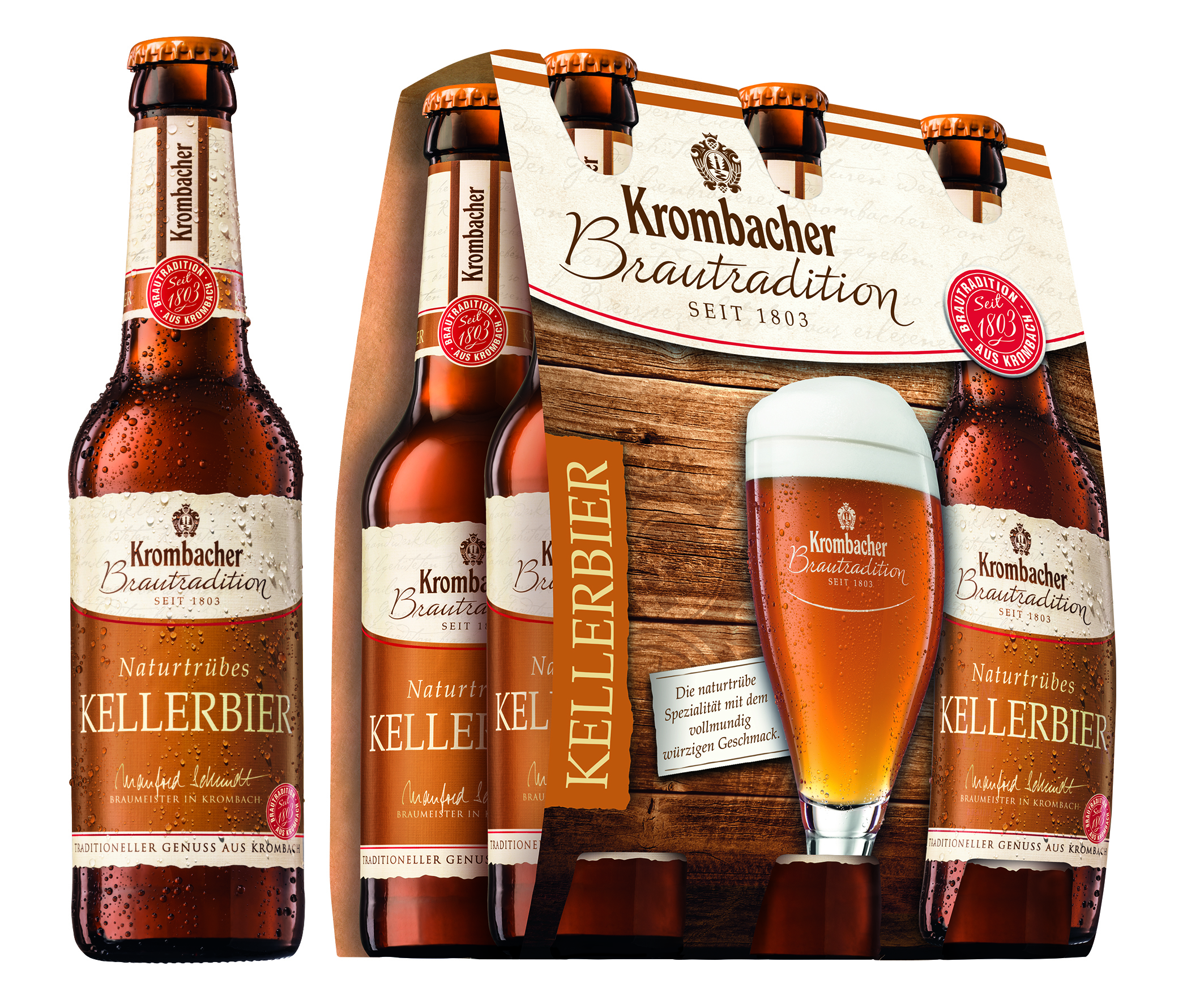 Bild von KROMB.KELLERBIER TR.   6X0,33L