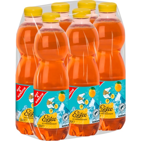 Bild von G+G EISTEE ZITRONE  PET 6X1,5L