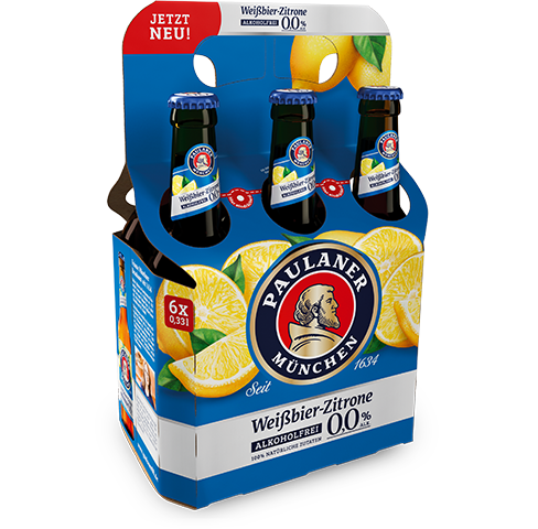 Bild von PAUL.WB ZITRONE 0,0%   6X0,33L