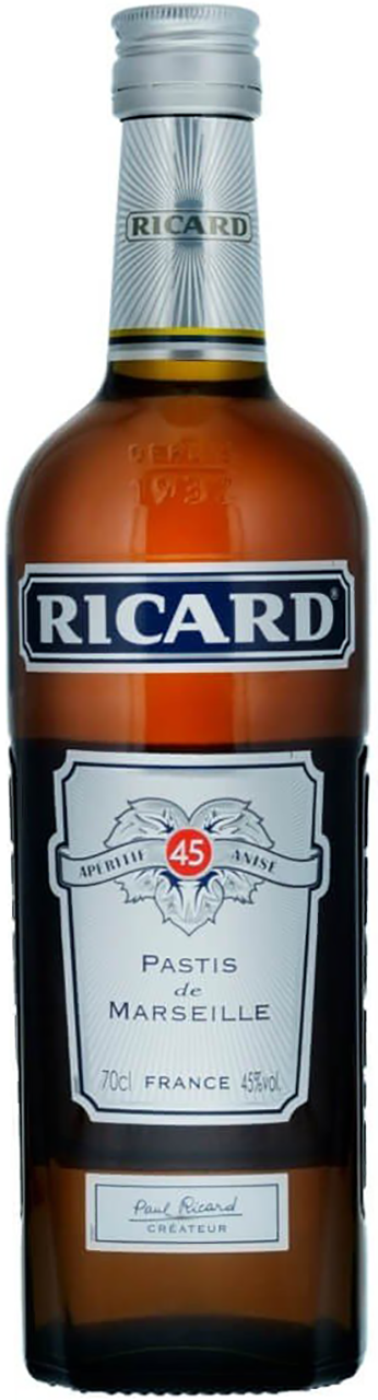 Bild von RICARD 45% PASTIS DE MARS 0,7L