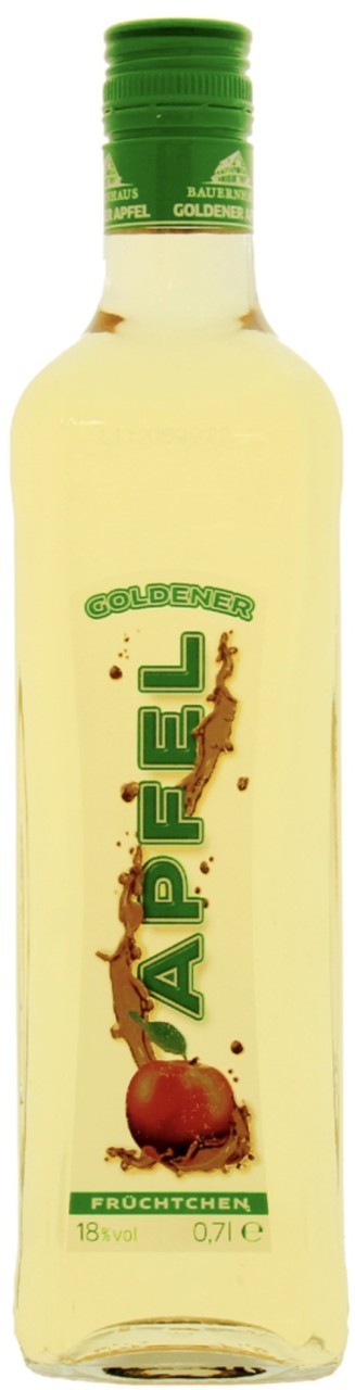 Bild von Bauernhaus Apfel mit Korn 18% 0,7l