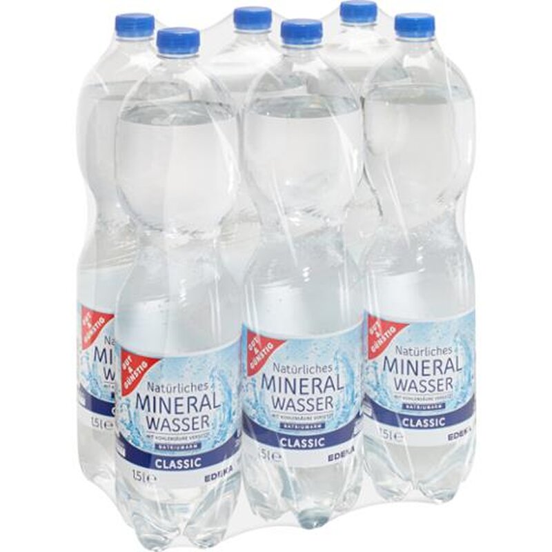 Bild von G+G MINERALWASSER CLASS 6X1,5L