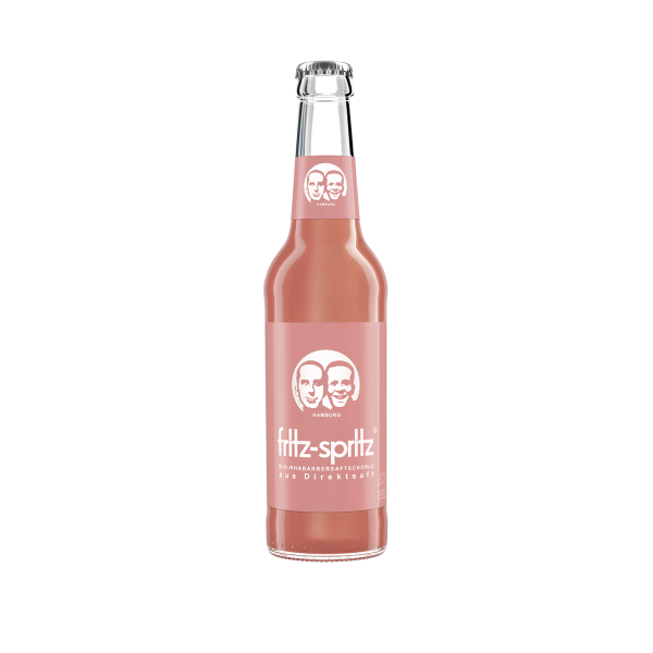 Bild von Bio Fritz Spr Rhabarb 24x0,33l