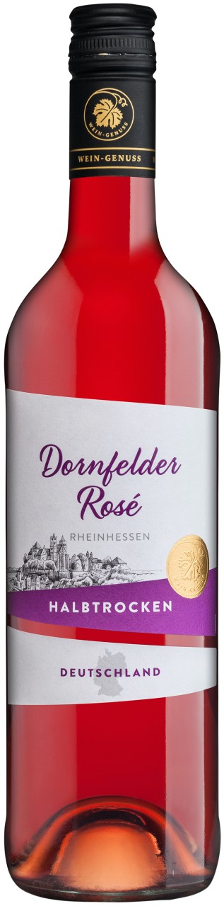 Bild von Wein-G.Dornfelder Rose Rhh htr.QbA 0,75l