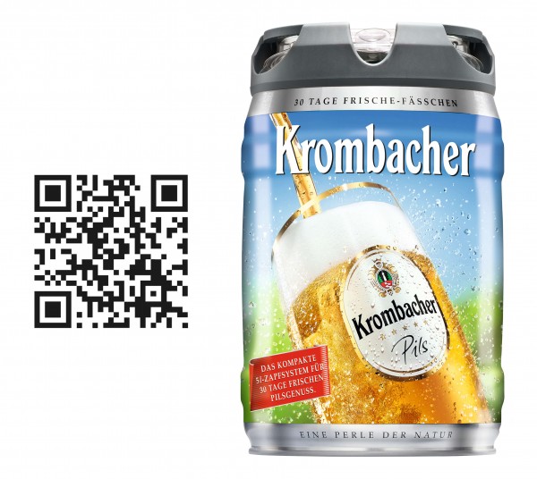Bild von Kromb.Pils Frische Fäss.Easy-Zapf 5l EW
