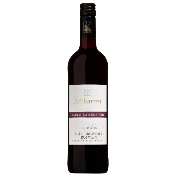 Bild von Achkarrer Schloßberg Spätburgunder Rotwein QbA trocken 0,75L