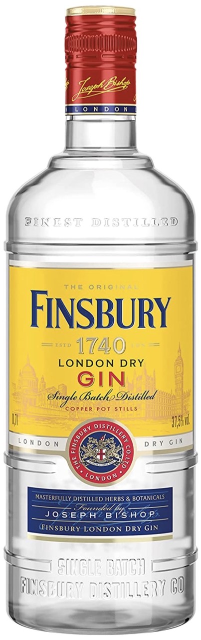 Bild von Finsbury London Dry Gin 37,5% 0,7l